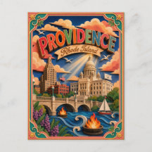PopCut Staaten Providence Rhode Island Papierkunst