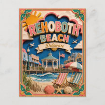 PopCut Staaten Rehoboth Beach Delaware Papierkunst
