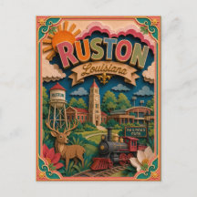 PopCut Staaten Ruston Louisiana Papierkunst