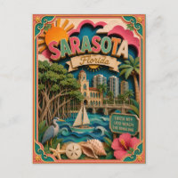 PopCut Staaten Sarasota Florida Papierkunst