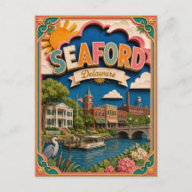 PopCut Staaten Seaford Delaware Papierkunst