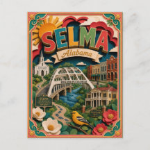 PopCut Staaten Selma Alabama Papierkunst