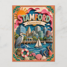 PopCut Staaten Stamford Connecticut Papierkunst