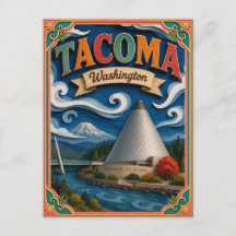 PopCut-Staaten Tacoma Washington Papierkunst