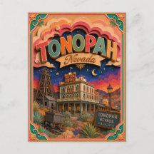 PopCut Staaten Tonopah Nevada Papierkunst
