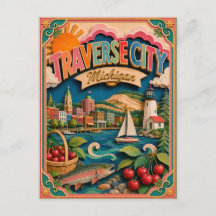 PopCut-Staaten Traverse City Michigan Papierkunst