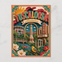PopCut Staaten Tuscaloosa Alabama Papierkunst
