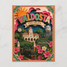 PopCut Staaten Valdosta Georgia Papierkunst