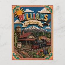 PopCut Staaten Williams Arizona Papier Kunst
