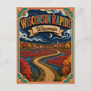 PopCut Staaten Wisconsin Rapids Wisconsin Papierku Postkarte