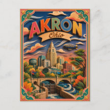 PopCut States Akron Ohio Papierkunst