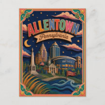 PopCut States Allentown Pennsylvania Papierkunst