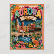 PopCut States Aurora Illinois Papierkunst