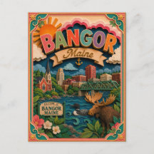 PopCut States Bangor Maine Papierkunst