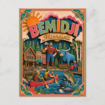PopCut States Bemidji Minnesota Papierkunst