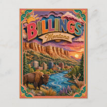 PopCut States Billings Montana Papierkunst