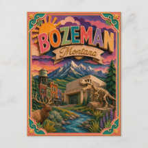 PopCut States Bozeman Montana Papierkunst