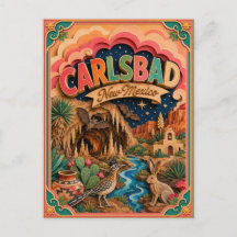 PopCut States Carlsbad New Mexico Papierkunst