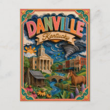 PopCut States Danville Kentucky Papierkunst