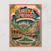 PopCut States Eureka Springs Arkansas Papierkunst