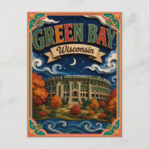 PopCut States Green Bay Wisconsin Papierkunst