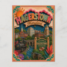 PopCut States Hagerstown Maryland Papierkunst