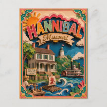 PopCut States Hannibal Missouri Papierkunst