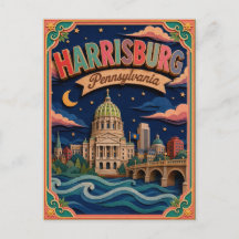PopCut States Harrisburg Pennsylvania Papierkunst