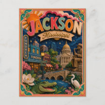 PopCut States Jackson Mississippi Papierkunst