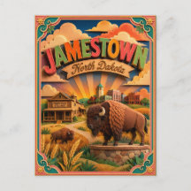 PopCut States Jamestown North Dakota Papierkunst