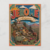 PopCut States Jerome Arizona Papierkunst