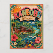PopCut States Kaneohe Hawaii Papierkunst