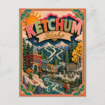 PopCut States Ketchum Idaho Papierkunst