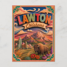 PopCut States Lawton Oklahoma Papierkunst