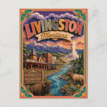 PopCut States Livingstony Montana Papierkunst