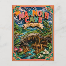 PopCut States Mammoth Cave Kentucky Papierkunst