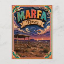 PopCut States Marfa Texas Papierkunst