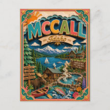 PopCut States McCall Idaho Papierkunst