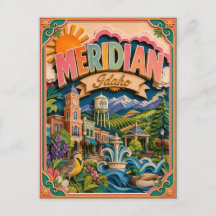 PopCut States Meridian Idaho Papierkunst