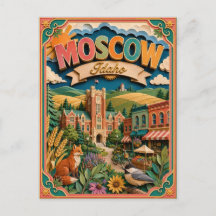 PopCut States Moskau Idaho Papierkunst