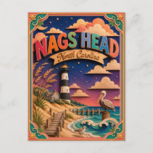 PopCut States Nags Head North Carolina Papierkunst