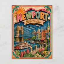 PopCut States Newport Kentucky Papierkunst