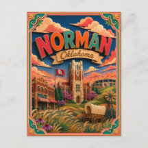 PopCut States Norman Oklahoma Papierkunst