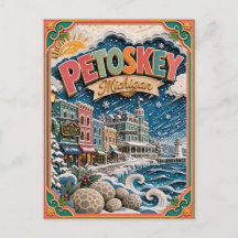 PopCut States Petoskey Michigan Papierkunst