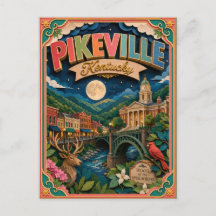 PopCut States Pikeville Kentucky Papierkunst