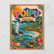 PopCut States Poipu Hawaii Papierkunst