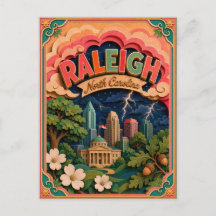 PopCut States Raleigh North Carolina Papierkunst