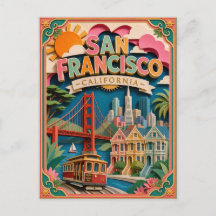 PopCut States San Francisco Kalifornien Papierkuns