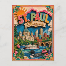 PopCut States St. Paul Minnesota Papierkunst