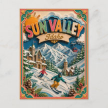 PopCut States Sun Valley Idaho Papierkunst